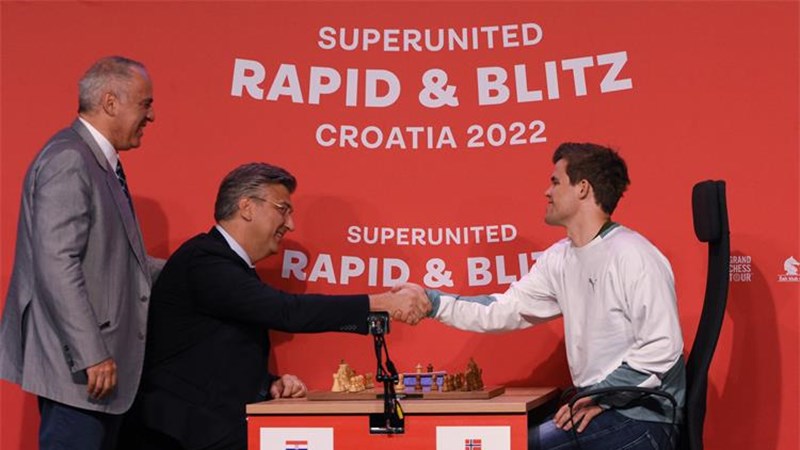 Plenković i Carlsen otvorili veliki šahovski turnir u Zagrebu: 'Šah je fascinantan sport koji okuplja milijune ljudi'